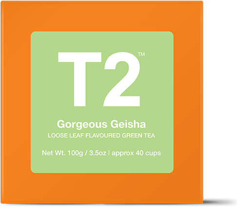 Gorgeous Geisha Loose Leaf Gift Cube - T2 Tea (555x555), Png Download
