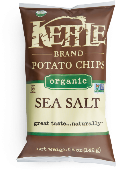 Sea Salt Organic Potato Chips - Organic Potato Chips (500x649), Png Download