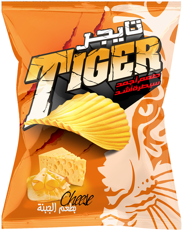 Tiger Chips Logo (600x745), Png Download