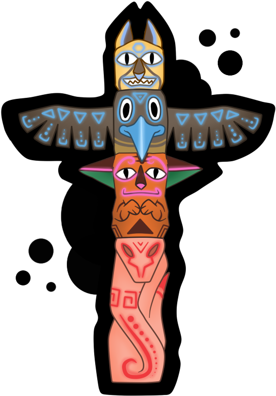 Tribal Totem Png (580x872), Png Download