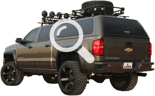 › ‹ - Silverado Are Overland Truck Cap (535x334), Png Download
