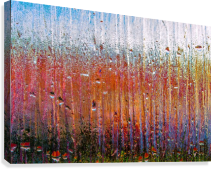 Glass Colorful Abstract Background Color Drip Canvas - Glass Color Background (428x344), Png Download