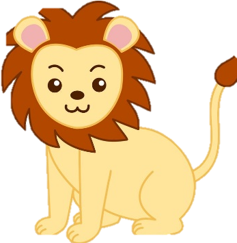 Lion - Lion Face Drawing Cartoon (361x356), Png Download