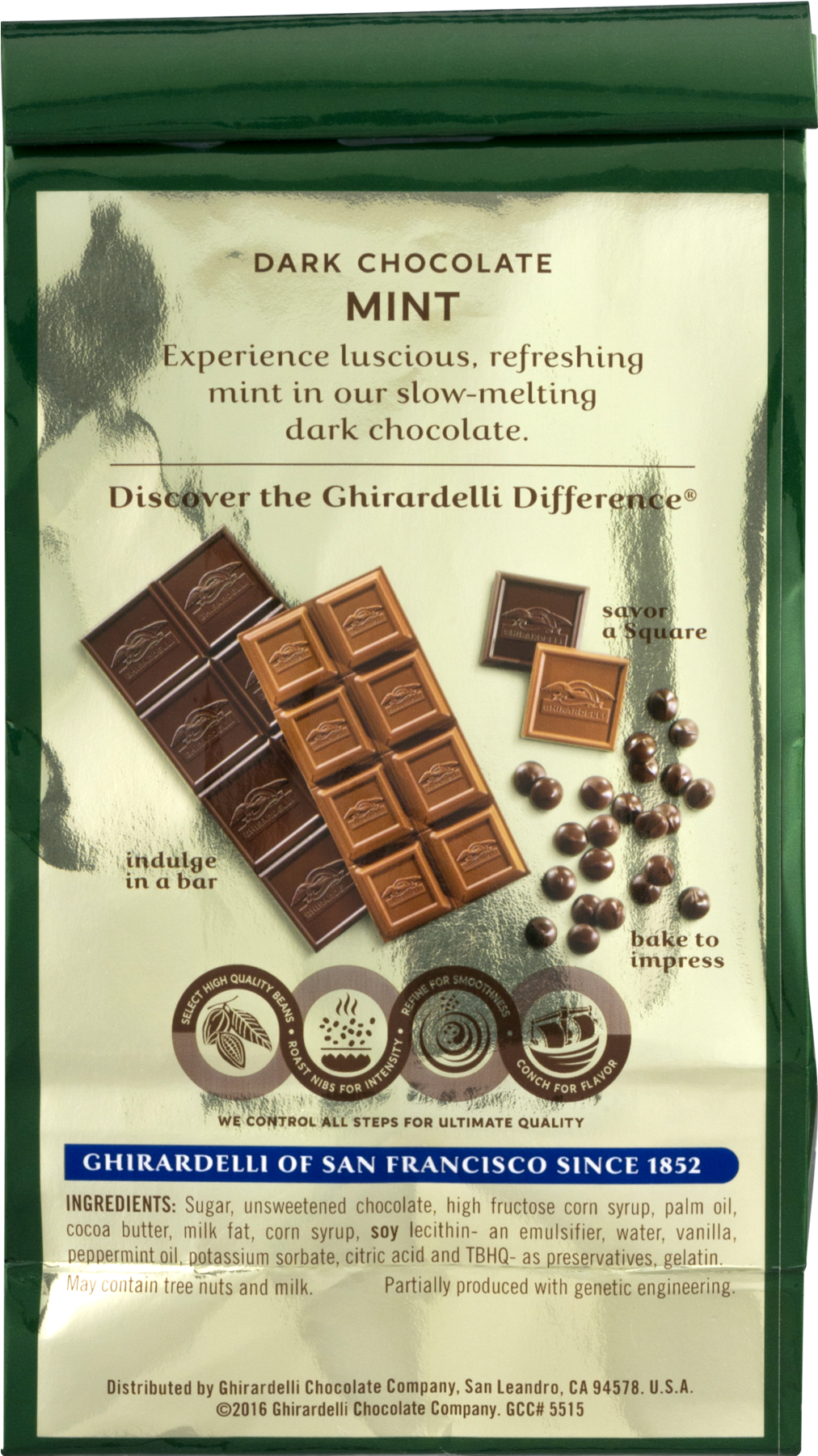 Ghirardelli Chocolate Squares Dark & Mint Dark Chocolate, - Ghirardelli Intense Dark Chocolate, Cherry Tango - (1800x1800), Png Download