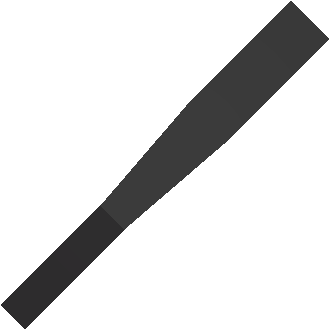 Black Baseball Bat - Baseball Bat Vector Png (400x400), Png Download