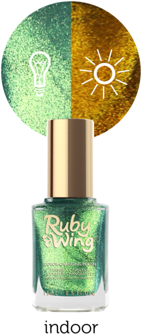 Ruby Wing Solar Active® Nail Polish (595x738), Png Download