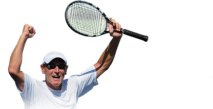 Adult 55 & Over League - Tennis (640x230), Png Download