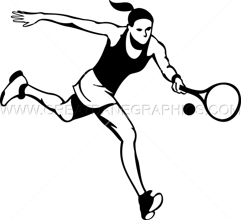 Reaching Tennis Player (825x755), Png Download