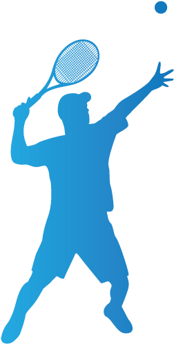 Australian Ssa Tennis Player - Tennis Club Logo Designs (282x511), Png Download