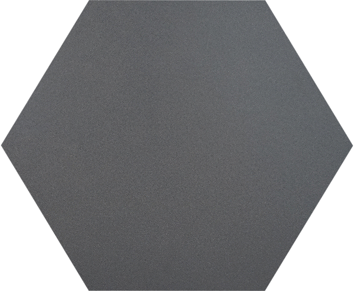 Hexagon Dark Gray - Concrete (731x600), Png Download