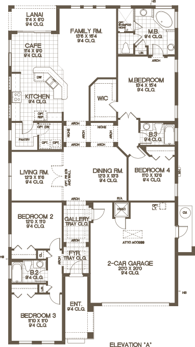 Back To Floor Plans - Floor Plan (382x680), Png Download