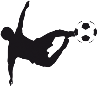 Football Silhouette (430x323), Png Download