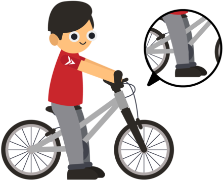 Bike Fit Child (480x384), Png Download