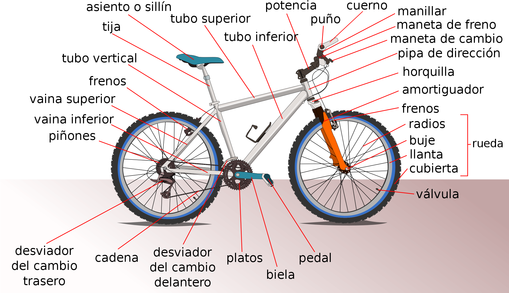 Open - Bicycle (2000x1167), Png Download