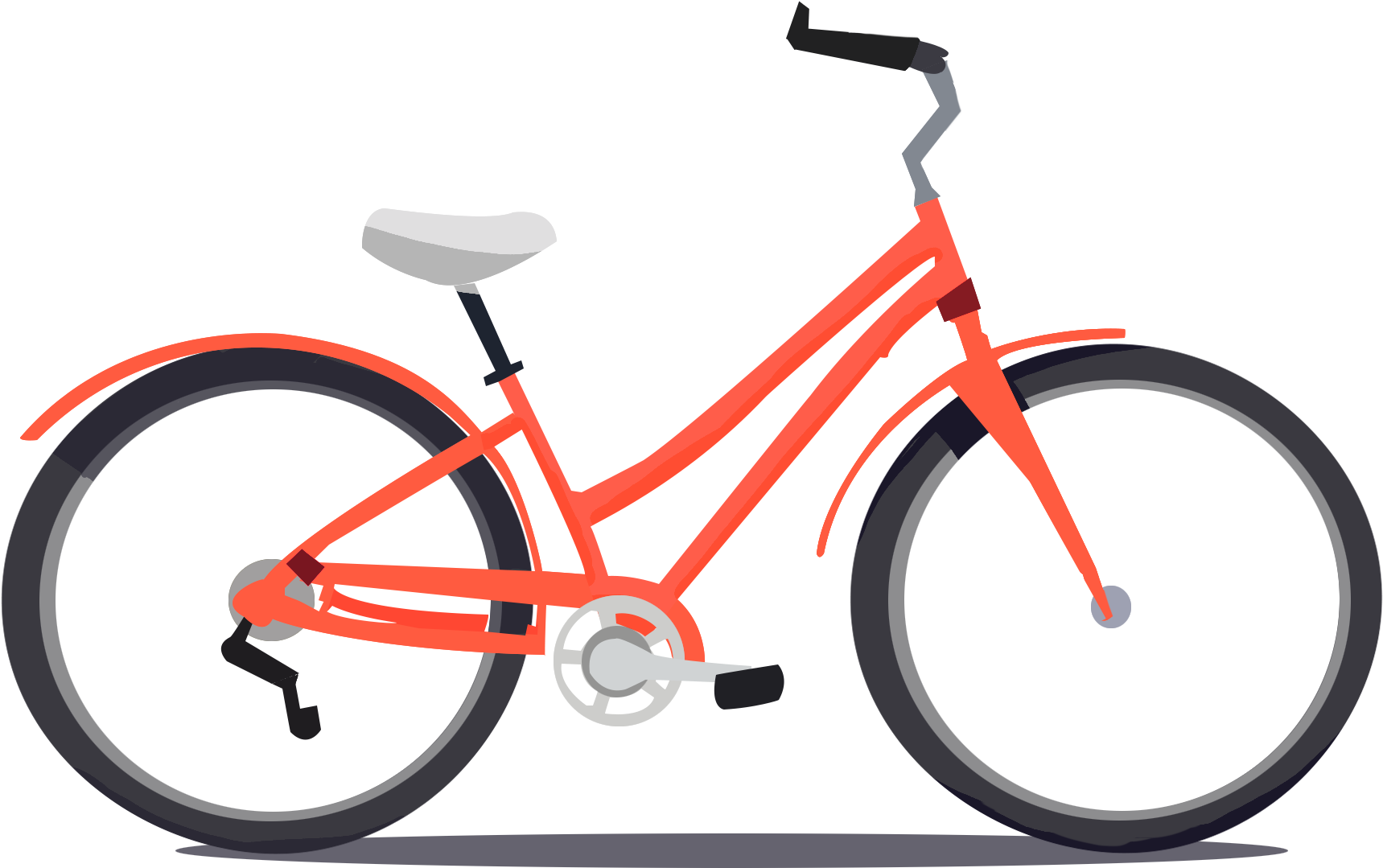 Diseã±o Bicicleta We - Beach Cruiser Blau (2171x1517), Png Download
