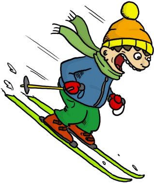 Skieur (400x393), Png Download