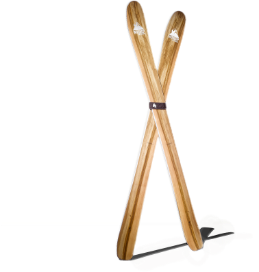 Wooden Skis Png (450x450), Png Download