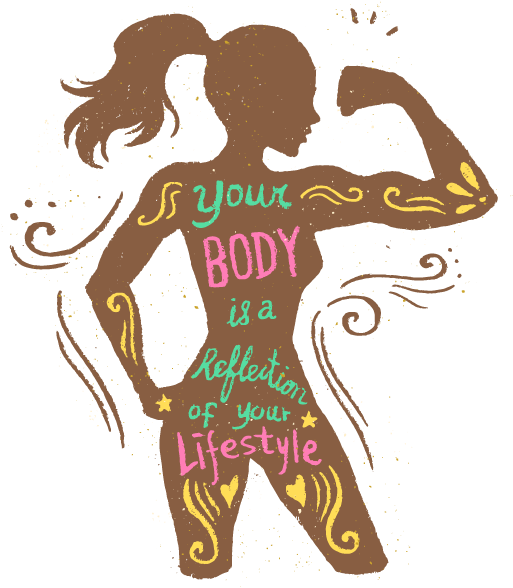 Fitness Journal And Meal Planner: Your Body Out Log (534x604), Png Download