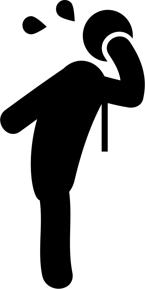 Man Sweating Comments - Sweating Icon Png (492x981), Png Download