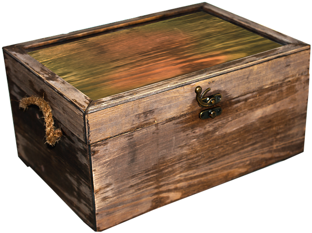 Peel N Stick Poster Of Box Storage Wooden Brown Closed - Caja De Madera Png (960x678), Png Download