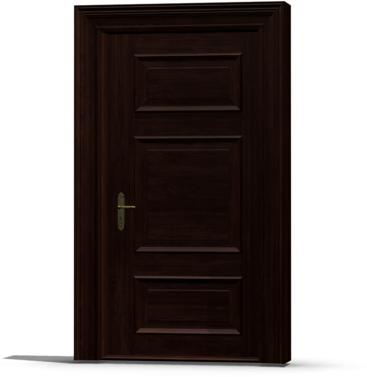 Wooden Door - Home Door (1000x1000), Png Download