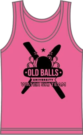 Old Balls University Water Ski Bib - Active Tank (316x516), Png Download