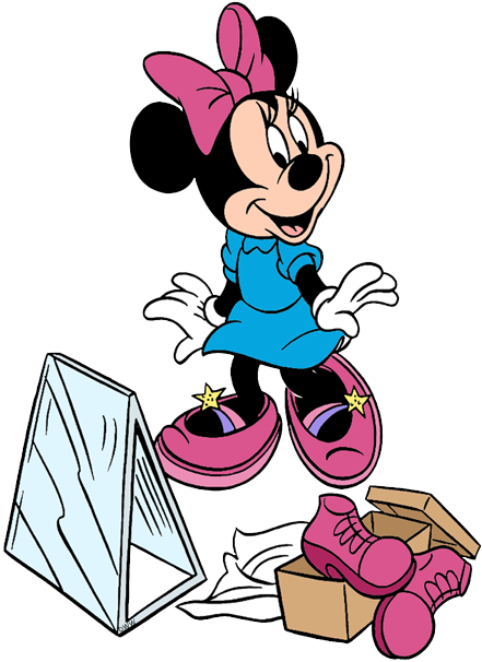 Minnie-shoes - Shoe (441x606), Png Download