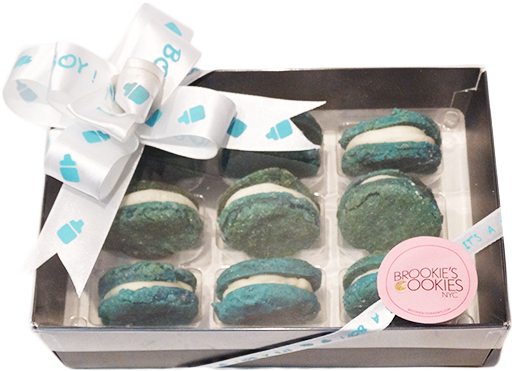 It's A Boy Cookie Sandwich Gift Box - Eye Shadow (526x526), Png Download