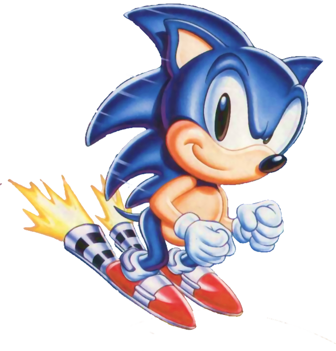 Rocket Shoes - Sonic Triple Trouble Sonic (682x714), Png Download