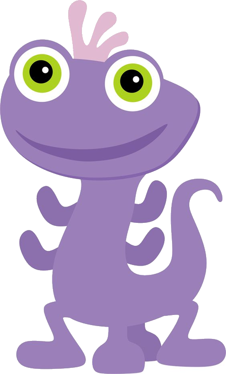 Cantinho Encantado Little Monsters, Cute Monsters, - Randall Monster Inc Clipart (444x735), Png Download
