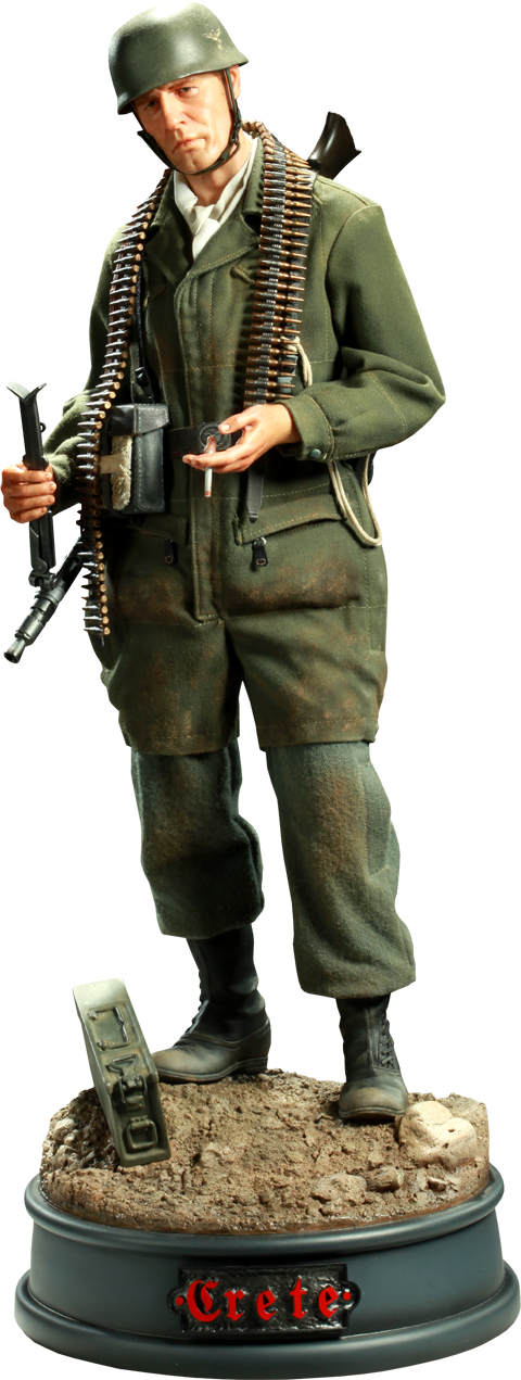 Battle Of Crete - Other Battle Of Crete: German Paratrooper Premium Format (480x1271), Png Download