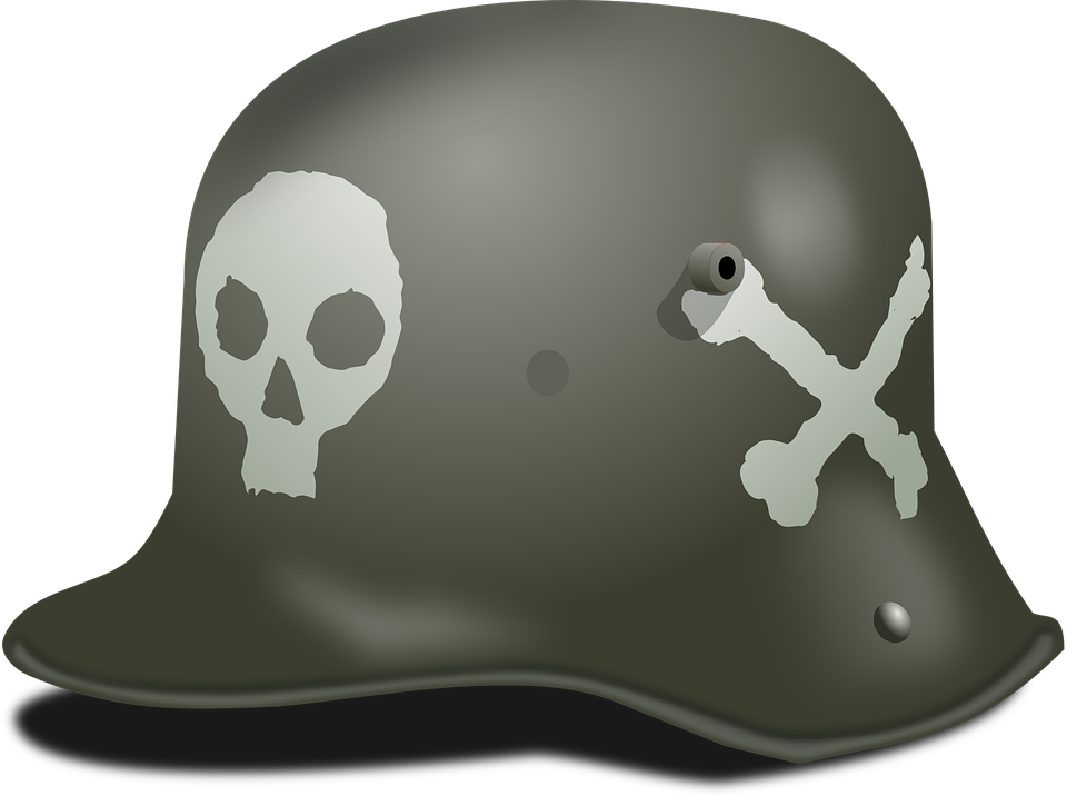 Hardhat, German, Helmet, World War 2, Ww2, Wwii, Nazi - Stormtrooper Helmet German (960x716), Png Download