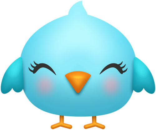 Pajaros Cute Bird Picturesque Birdcage Png Pajaros - Imagenes De Pajaros Kawaii (500x418), Png Download