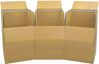 Wardrobe Boxes - 3 Heavy-duty Wardrobe Boxes 24 X 24 (400x400), Png Download