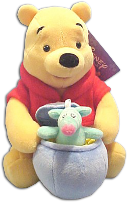 Winnie The Pooh Woozle Plush Toy Gund Disney Stuffed - Stuffed Toy (500x724), Png Download