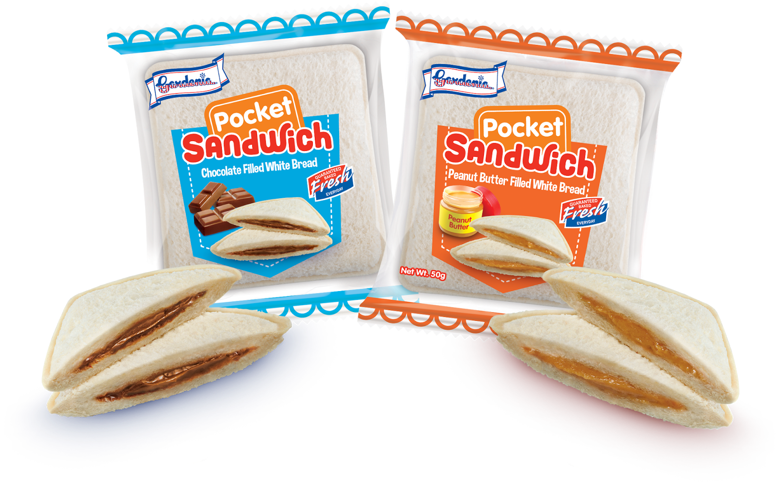Give Love To Your Children Through Gardenia Pocket - Gardenia Pocket Sandwich (1600x1237), Png Download