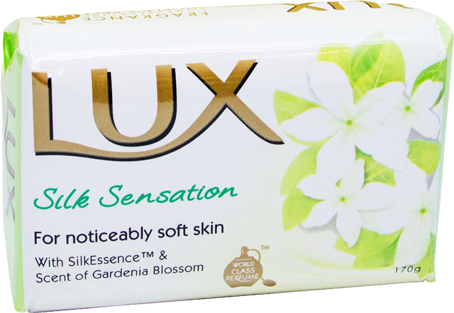 Lux Soap Silk Sensation Gardenia Blossom 170 Gm - Lux Soft Touch Soap, 4x125g With Free Dove Bar, 50g (1000x1000), Png Download