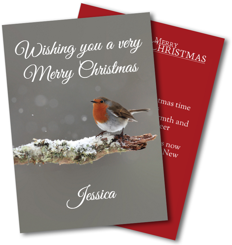 Christmas Greeting Cards - Snowman Family All In Glow Card (800x800), Png Download