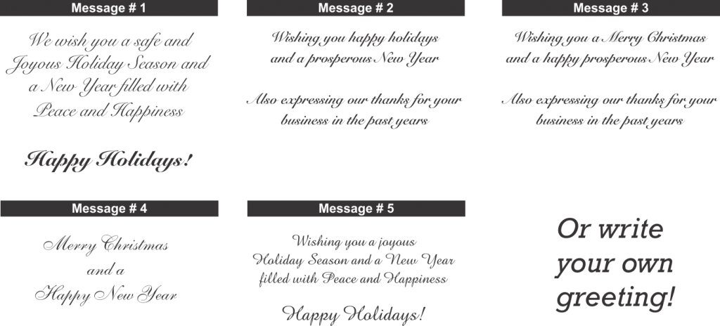 Business Christmas Card Messages Happy Holidays Business - Christmas Card Sayings For Business (1024x464), Png Download