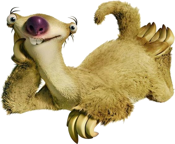 Imágenes La Era De Hielo Con Fondo Transparente, Descarga - Buz Devri Karakterleri Sid (900x748), Png Download