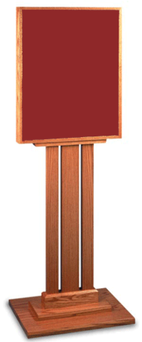 Cork Board Display - Wood Poster Stand, Poster Display, Sign Holder, Sign (480x480), Png Download