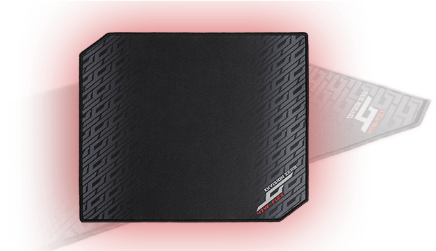 47w Flex With Shadow Front View - Das Keyboard 47w-flex Gaming Mouse Pad (dkdivz47wflx) (652x360), Png Download