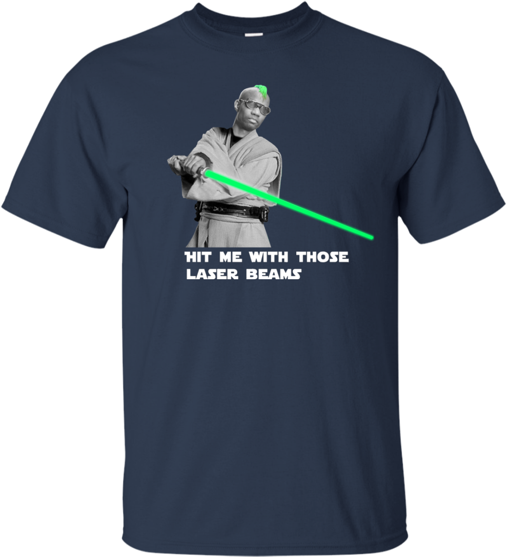 Green Velvet Laser Beams Tee In Navy - Gucci T Shirt Panda (1155x1155), Png Download