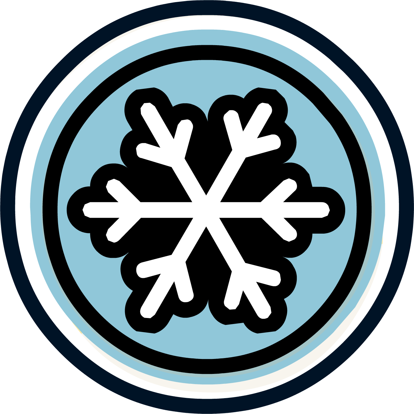 Download HD Snow Or Ice Element - Icon Transparent PNG Image - NicePNG.com, image size:1384x1384