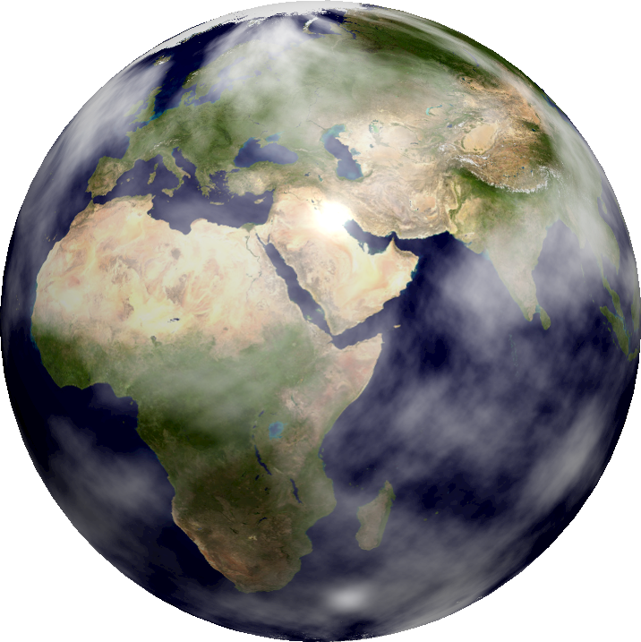 Luan - Western Asia, Satellite Image - Tile Coaster (716x717), Png Download