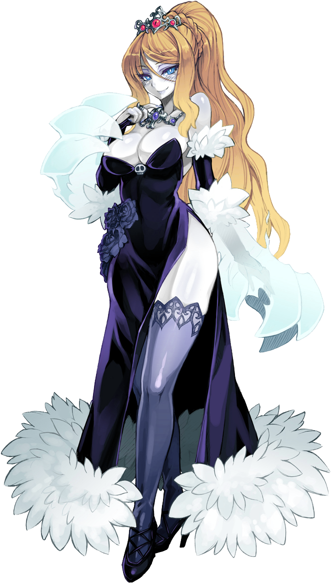 Wight Blonde - Monster Girl Encyclopedia Wight (678x1181), Png Download