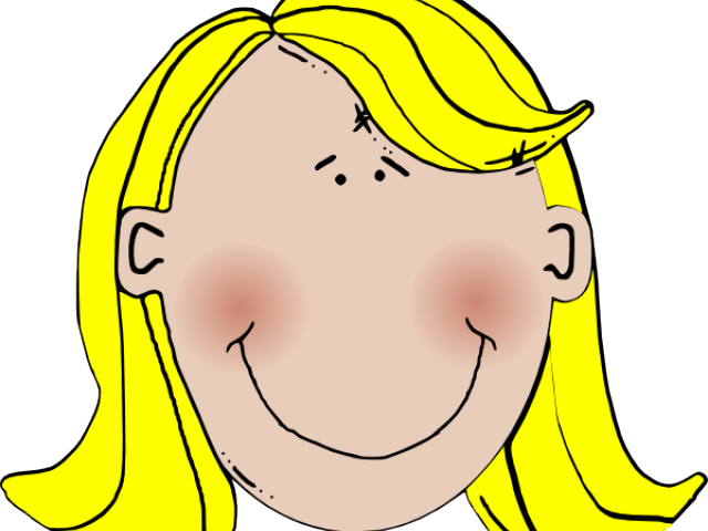 Clip Art Blonde Hair (640x480), Png Download