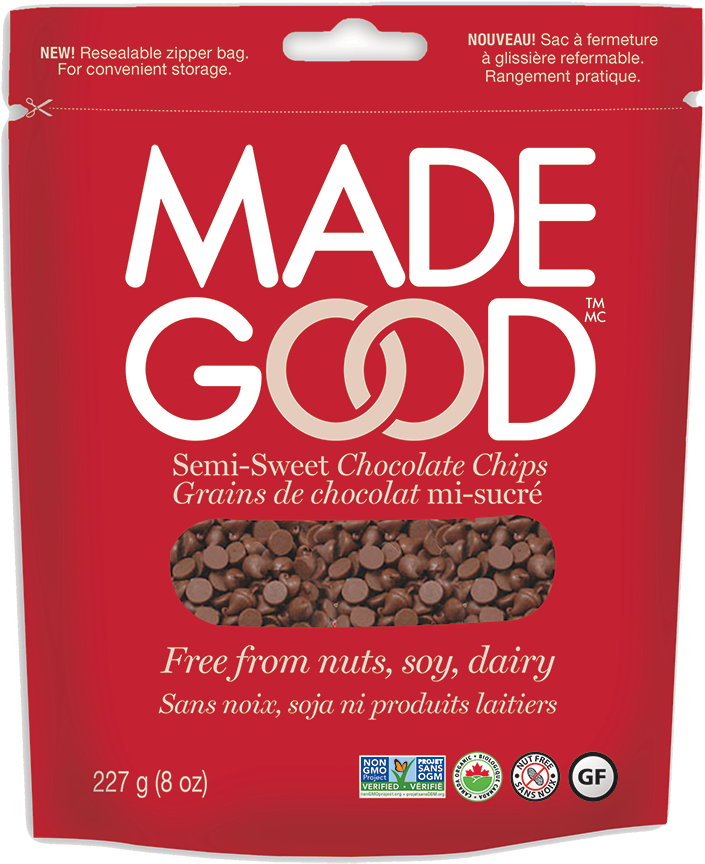 Made Good Chocolate Chips (835x1008), Png Download