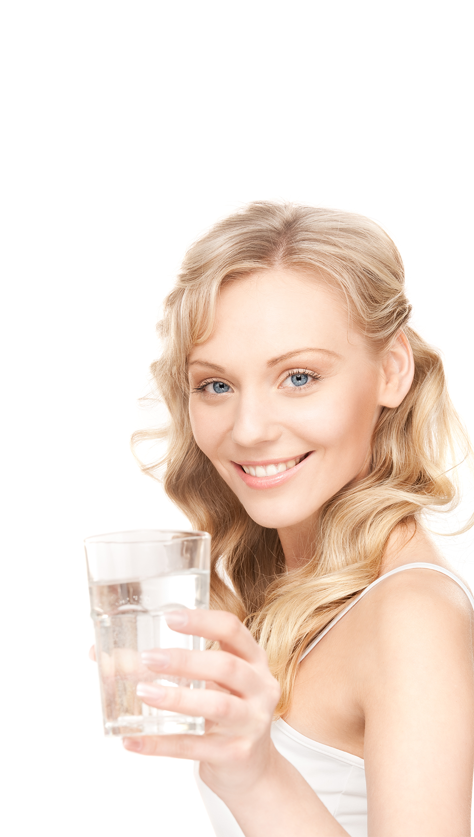 Blonde Woman - Girl (968x1800), Png Download