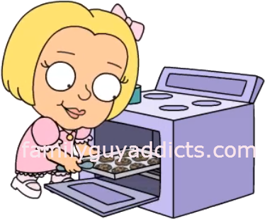 Olivia - Family Guy Little Blonde Girl (378x318), Png Download